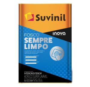 TINTA ACRILICA FOSCO SEMPRE LIMPO 18L - INOVA - SUVINIL