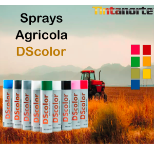 Tinta Spray Agrícola Exterior 210G/400ML - DScolor
