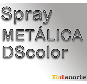 Tinta Spray Metálico Externo/Interno 400ml Dscolor