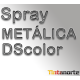 Tinta Spray Metálico Externo/Interno 400ml Dscolor